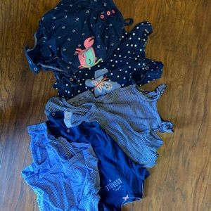 Carters girl onesies 3 mo